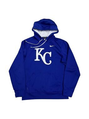 NIKE KANSAS CITY ROYALS MLB Baseball Hoodie Sweatshirt Mens Small